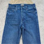 Mother Women’s The Tomcat Jeans High Rise Straight Leg in Three Little Ships 27 Blue Photo 3