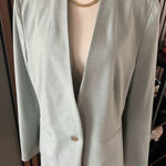 Ann Taylor  green blazer size 10 work blazer woot outfit jacket Photo 0