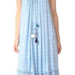 MISA Los Angeles  Tassel Blue Maxi Tassle Small Sundress Spring‎ Photo 0