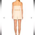 Susana Monaco NWT  Blanched Almond High Waist Tailored  Comfortable Shorts Photo 1