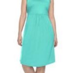 Columbia NWT  Omi-Shade Sun Protection Zephyr Aqua Heights Dress Sz M Photo 2