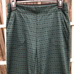 Max Studio  Green Printed Ponte Pants S Photo 4
