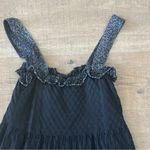 Missoni  black glitter ruffle mini dress Photo 2