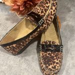 Avon Cushion walks leopard print slip on flats size 9 Black Photo 3