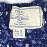 FatFace  Blue Geo Batik Shirred Palazzo Trousers Size 10 LENZING™ ECOVERO™ EUC Photo 5