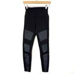 Alo Yoga Black Major Moto Leggings Tights Pants Photo 2