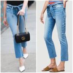 frame denim FRAME‎ Le High Straight belt tie high rise jeans 27 Photo 1