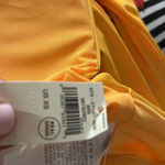 Aerie AE  Crossover Keyhole Halter Bikini Top Orange Bright Swimsuit Size XS Photo 4