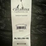 Catalina NWT Black lace swim coverup Size 16-18 XL Photo 3