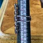 Natural Vermelho Red Garnet Sterling Silver Cocktail Ring Size 5.75 Photo 7