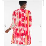 Chico's Printed Lightweight Cardigan Size 1 Medium Photo 1