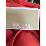 Michael Kors NWT  Wrap Front Halter One-piece Swimsuit |‎ Ruby Red Size 8 No Belt Photo 1