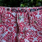 Miss Me  Cargo Poppy Red Jean Shorts Photo 2