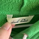 Derek Heart Brooklyn Track green white hoodie size small Photo 2