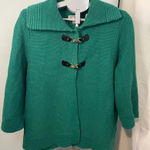 JM Collection Green  cardigan with cute buckle detail size‎ XL Photo 0