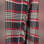 Vintage Red & Black Plaid Maxi Fringe Skirt|Emily M|Size:9/10|cottagecore|70s Size undefined Photo 2