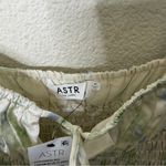 ASTR  The Label Women's White Smocked Maxi Dress Satin Floral Womens Size M Photo 6