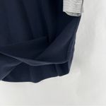 Madewell Mixed Media Sweater Dress Cotton V Neck Striped Long Sleeve Preppy Photo 7