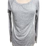 Athleta  Oversized Long Sleeve Shirt Gray XS Photo 0