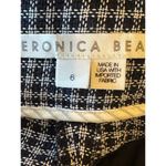 Veronica Beard Pants Women 6 Black White Plaid Cotton High Rise Cropped Trousers Photo 9