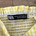 ZARA  Gingham Crop Top Photo 8