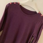 Purple Cotton Cute Dress Size L Photo 3