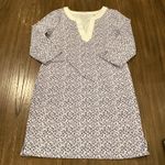 Tommy Bahama  Aubrey Blue Tile Print Tunic Dress Size XS deep ultramarine Photo 11