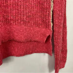 Free People Sweet Jane Strawberry Pink Crochet Sweater Size XS Photo 2