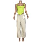 House Of CB Rafa Longline Satin Corset, Lime, Large Photo 12