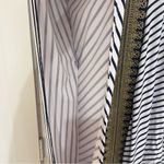 Cabana Life Navy and White Stripped Caftan with Gold Embroidery Size undefined Photo 3