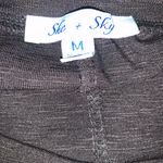 She & Sky black belted dress long sleeve size M Photo 7