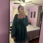 Lucy in the Sky green mini dress Photo 2