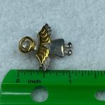 Vintage IMO 1995 Guardian Angel Pin Brooch Pendant Halo Wings Gold Silver Color Photo 10
