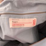 NWOT ( tag not provided) known supply duffle weekender in denim organic cotton Blue Photo 5