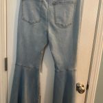 Free People Light Wash Super Flare Jeans β Size 28 Short Photo 1