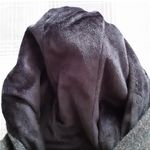 st. john's bay  Womens Charcoal Wool Cashmere Blend Hood Coat
Zip Pea Coat size M Photo 6
