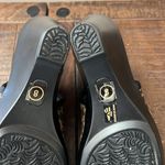 Charleston Shoe Co Wedge Sandals Slingback Size 8 Black Photo 7