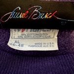 VTG Laurel Burch Pullover Sweatshirt Felines in the Forest Crewneck Purple XL Photo 1