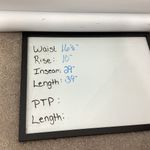 Betabrand  Teal And White Stripe Dress Yoga Pants Size Large Petite Photo 8