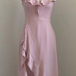 Socialite Pastel Pink Ruffled Romper size XS Girlhoodcore Asymmetrical Jumpsuit Photo 0