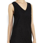 Steven Alan  Black Lace V Neck Sleeveless Mini Dress Size 2 Photo 0