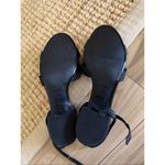 Schutz  Karima Black Braided Block Heel Sandals Women’s 7B Strappy Buckle Shoes Photo 6