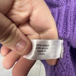 Lane Bryant  Women’s Purple Cable Knit Sweater Size 18/20 Plus Photo 9