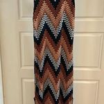 Women’s multicolor razorback, long dress maxi style size medium Photo 0