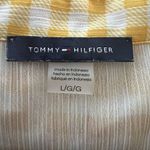 Tommy Hilfiger  Women’s Top Large Gingham Plaid Butter Yellow Photo 2