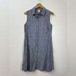Magaschoni  Blue 100% Linen dress Size S Photo 1
