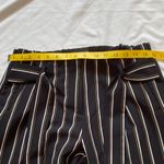 Elegant Striped Men's Dress Pants Black Size L Photo 9