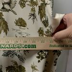 ZARA  Animal Tropical Print Oversized Half Button Up shirt sz M boho artsy monkey Photo 6