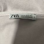 ZARA ribbed, runched and ruffled short sleeve crop top Photo 4