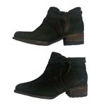 BORN Gray Leather Ankle Boots Unisex Size 11 Comfort Casual Block Heel Photo 6